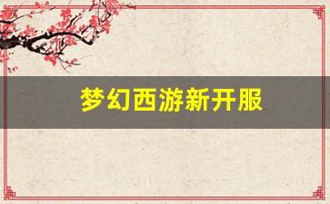 梦幻西游新开服 (8)