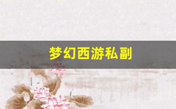 梦幻西游互通版：梦幻西游私副(梦幻西游私sf)