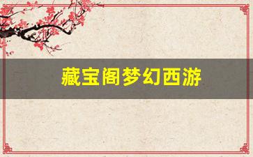 梦幻西游新区：藏宝阁梦幻西游(藏宝阁) (2)